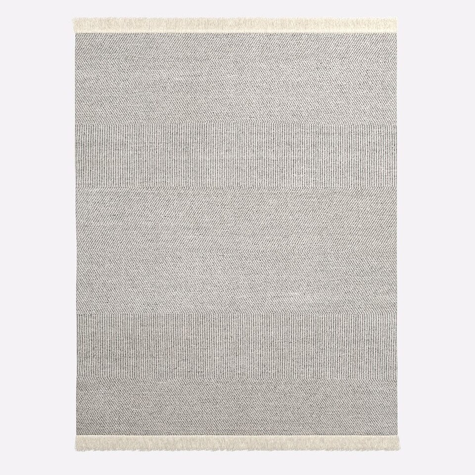 Tweed Flatweave Dhurrie Rug West Elm UK